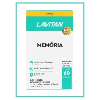 Suplemento Lavitan Memória 60 Comprimidos - Cimed