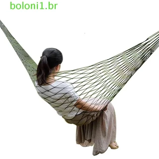 BOLONI Nylon Rede De Malha De , Tecido Dobrável Para Acampamento Suspensa Com Corda Cama De Ultraleve Portátil Ao Ar Livre Dormir
