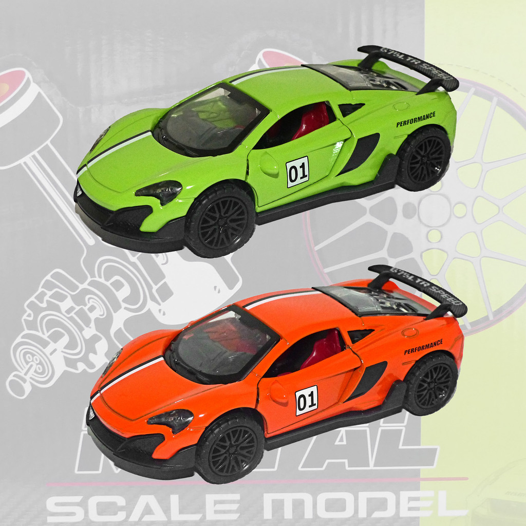 ARRINHO DE FERRO MINIATURA FRICÇÃO - MACLAREN 675LT