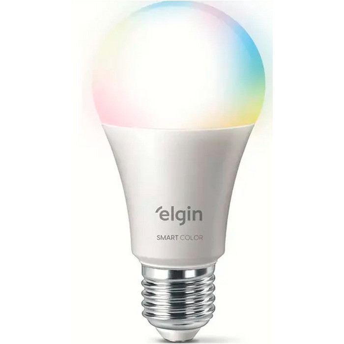 Lâmpada Smart Color LED 10W A60 110/220V ELGIN