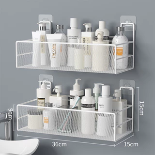 Suporte Organizador de canto Prateleira de banheiro shampoo suporte adesivo para parede para cozinha e banheiro Multiuso À prova de ferrugem