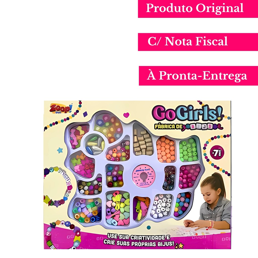 Miçanga Com 84 Peças Para Criar Colar, Pulseira, Anel E