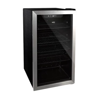 Cervejeira Expositor Vertical HQ Vidro Duplo 100 Litros Inox HQ-100CEVPV 220V