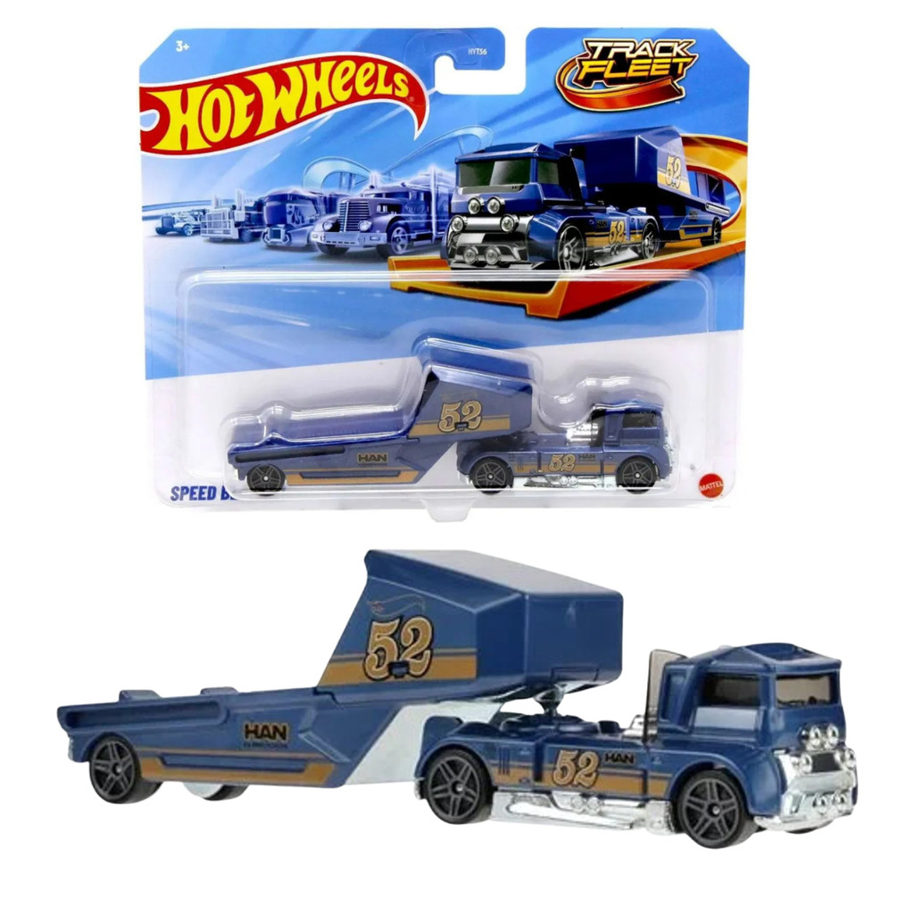 Caminhão Hot Wheels Speed Blaster Track Fleet 1:64 - Mattel | Shopee Brasil