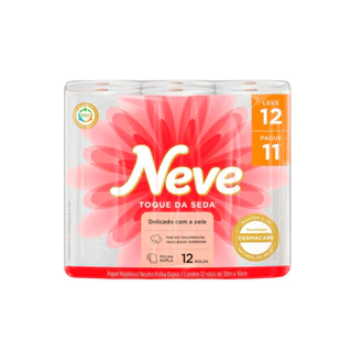 Papel Higiênico Folha Dupla 30m Leve 12 e Pague 11 Neve em Oferta na Shopee