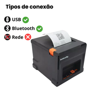 Impressora Térmica Ticket Cupom Nao Fiscal 58mm 80MM Ethernet Guilhotina Milimetros Pc USB Bivolt