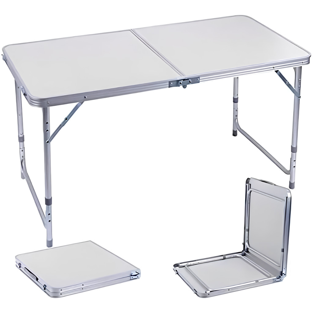 Mesa De Piquenique Dobrável Alumínio Ajustável - Titanium