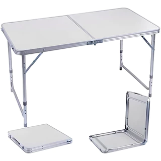 Mesa De Piquenique Dobrável Alumínio Ajustável - Titanium