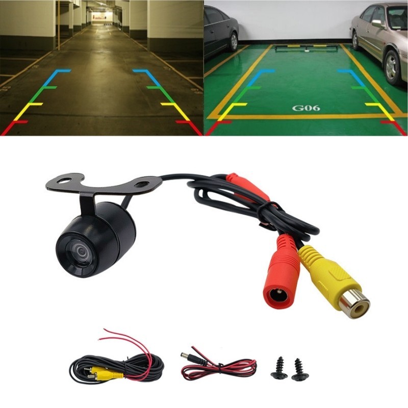 C&acirc;mera de R&eacute; &agrave; Prova d'&Aacute;gua com Vis&atilde;o Noturna CCD AHD 720P C&acirc;mera De Vis&atilde;o  Traseira Do Carro Monitor | Shopee Brasil