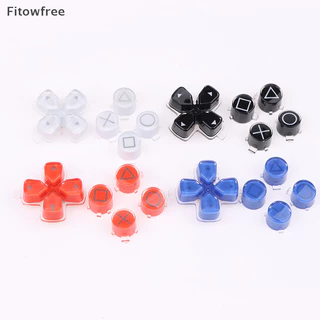FITOW 5/6PCS Para PS5 Substituição Do Controlador Dpad ABXY Botões De Geleia Gatilho Chaves Peça De Reparo Botão De Retorno Chave De Alimentação FE