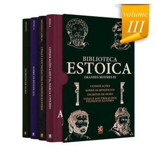 Biblioteca Estoica Grandes Mestres Vol. 03 - Box com 4 Livros