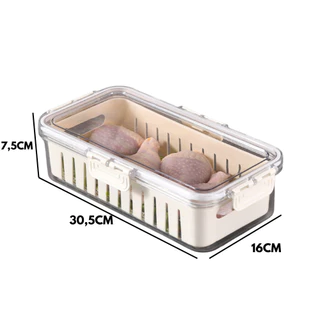 CESTO ORGANIZADOR Bandeja Dividida com Tampa, Aperitivos,Condimentos,Legumes Secos,Bandeja de Frutas