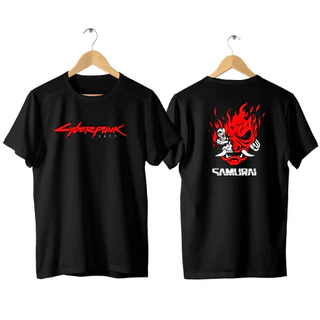 Camiseta CYBER PUNK 2077 Camisa Basica Algodão Manga Curta Malha Premium