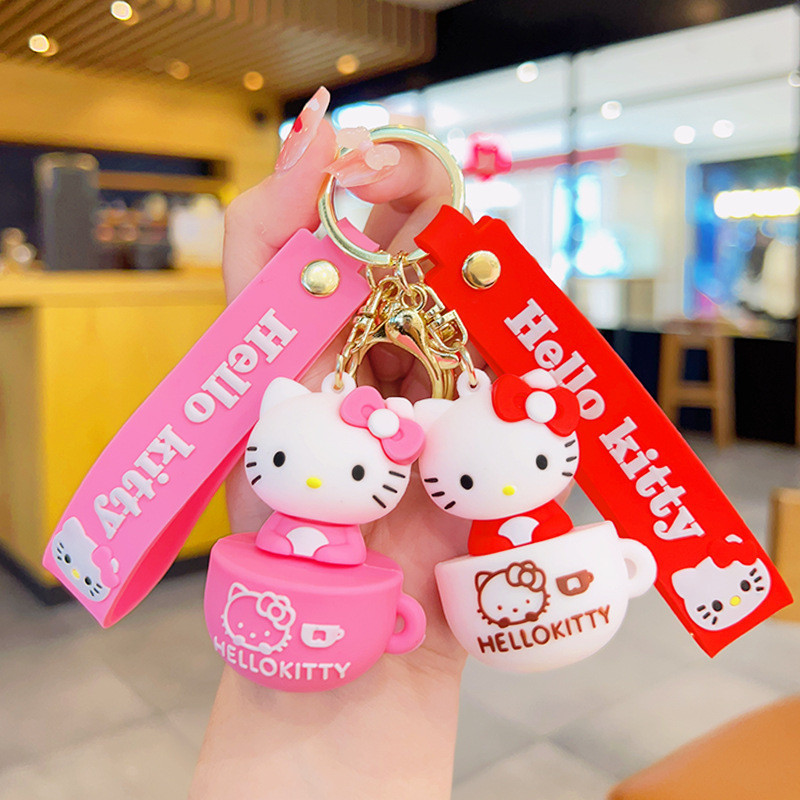 Chaveiro Hello Kitty Cartoon De Atacado Mochila Fofa Pingente