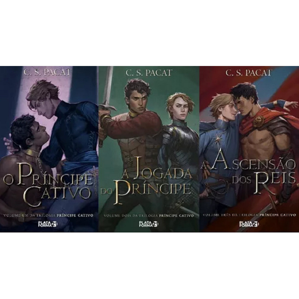 KIT 3 LIVROS Príncipe Cativo C. S. Pacat | Shopee Brasil