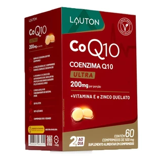 Coezima Q-10 Lauton com Tocoferol/Zinco Quelato 60 Comp.