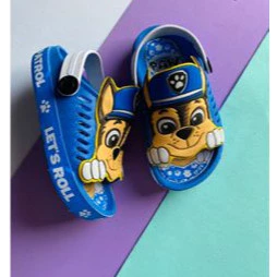 Chinelo Papete Infantil Azul Menino Patrulha Canina Lançamento