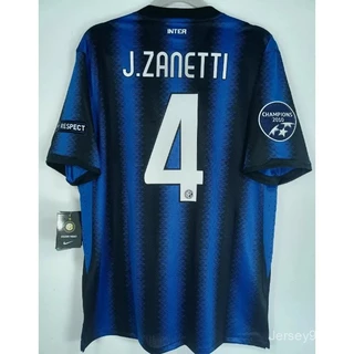 10-11 Inter Milan Casa J.ZANETTI SNEIJDER MILITO qualidade superior jersey de futebol retro fãs personalizados ETO'O
