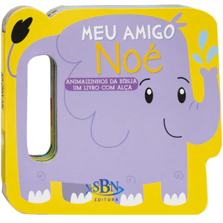 Animaizinhos da bíblia um livro com alça meu amigo noé em Oferta na Shopee