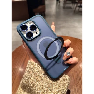 Filme De Lente De Luxo Resistente A Quedas Caixa De Carga Magnética Sem Fio Para iPhone 15 /14 13 12 11 Pro Max Stent