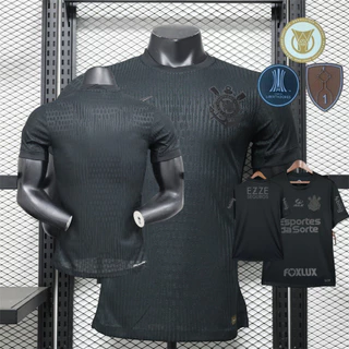 Camisa de Futebol 24/25 CS Preto Versão Jogador Manga Curta