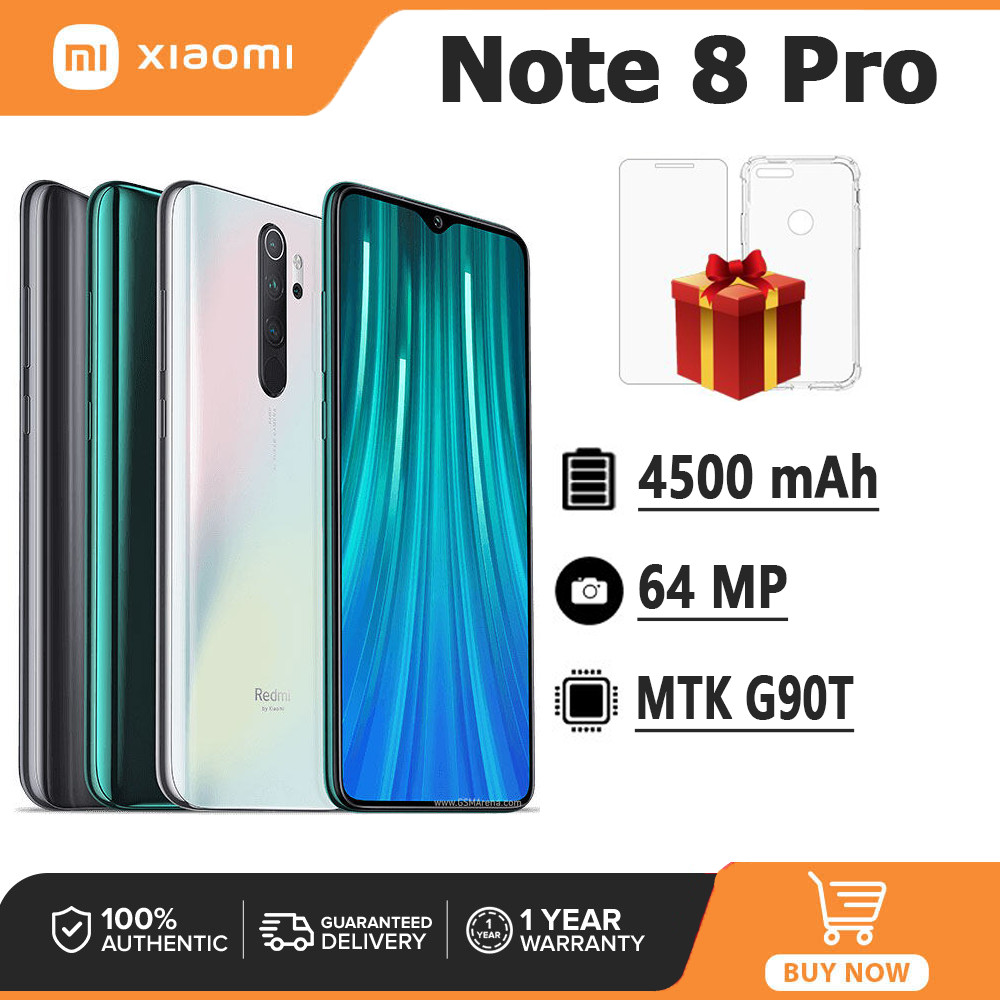 Xiaomi Redmi Note 8 Pro 6G RAM + 64GB/128GB ROM Smartphone
