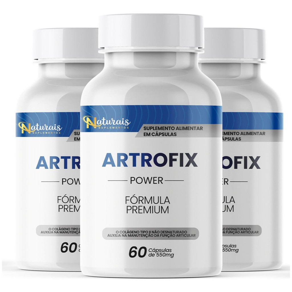 Artrofix Power 3 Frascos Original Mesmo Da Tv