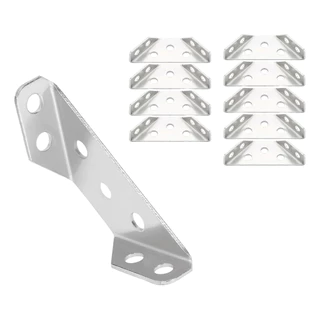Conector Suporte Canto Móveis Universal Cantoneira 10 Peças