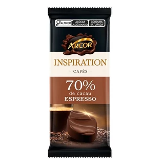 Chocolate Arcor Inspiration 70% Cacau 80g