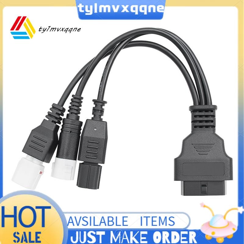Adaptador OBD2 Macho-hembra Para Honda: Cable De Extensión De 3, 4 O 6 Pines A 16 Pines Para Diagnóstico Del Coche