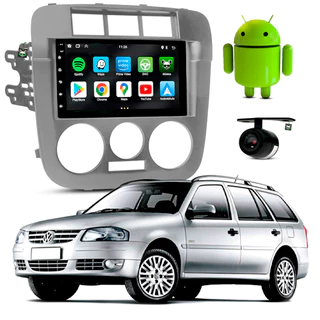 Kit Central Multimidia Android 7 Pol Parati G4 2006 2007 2008 2009 2010 2011 2012