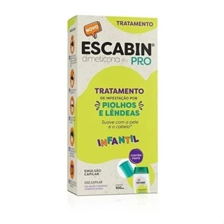 Escabin Pro Infantil Tratamento Piolhos E Lêndeas 100ml em Oferta na Shopee