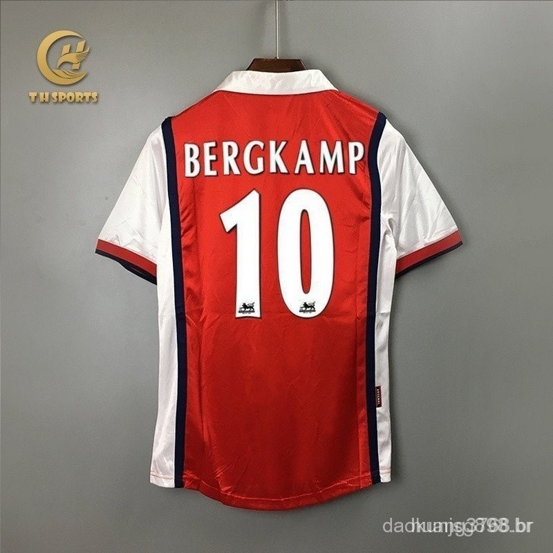 98/99 Arsenal Retro Casa Camisa De Futebol Uniformes De Futebol Camisa