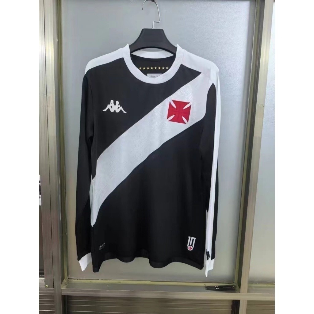 Vasco da Gama 24-25 Home Kit Away Mangas Compridas