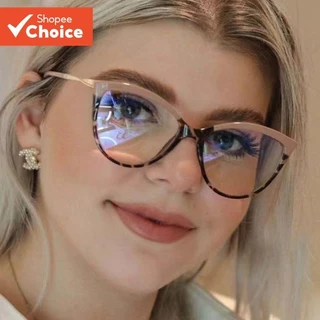 Óculos Bloqueadores De Luz Azul Olho De Gato Armações Retrô Para Mulheres E Homens Lentes Antiradiação Substituíveis em Oferta na Shopee