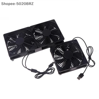 [THEBR] 1 Conjunto De Ventilador De Resfriamento De Alto Fluxo De Ar Para Receptor De Modem Roteador 120 Mm DC12V Ventil