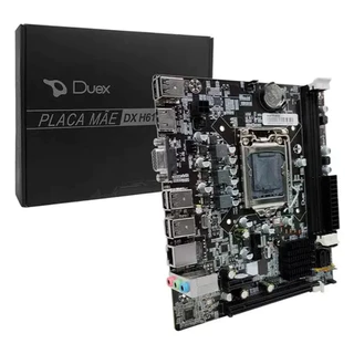 Placa Mae LGA 1155 DDR3 H61ZG 1000M M.2 HDMI VGA 2 e 3 Ge Duex 