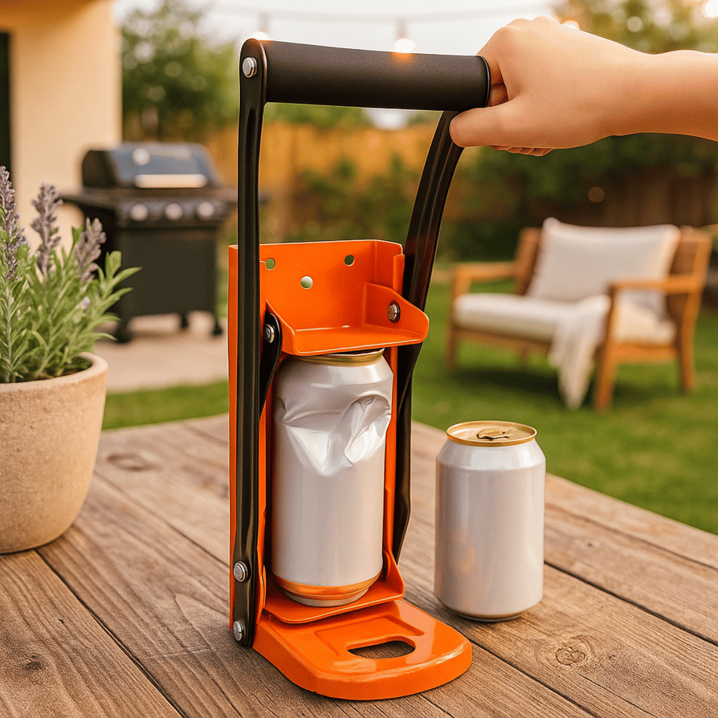 Amassador de Latas 350ml c/ Abridor de Garrafas - BestFer / Reciclagem ...