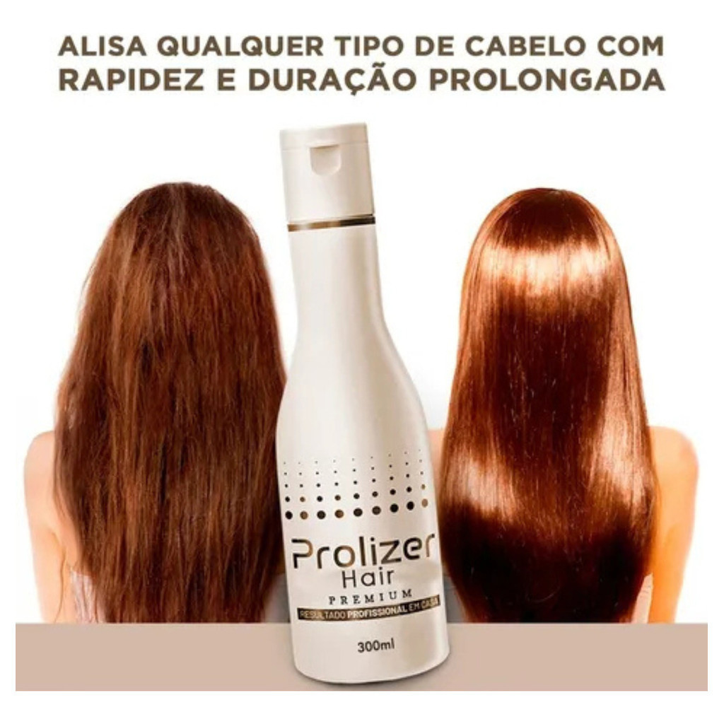 1 Prolizer Hair Progressiva Sem Formol Alisa Qualquer Cabelo | Shopee ...