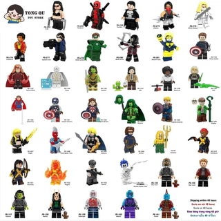 Super-Heróis Minifiguras X-Men Marvel Heroes Blocos De Construção Bonecas Colecionáveis mini Modelos Brinquedos