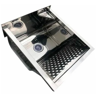 Tanque De Lavanderia Inox 30 Litros De Parede - Kit Completo