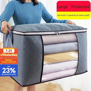 Saco de armazenamento de roupas super prático, tecido grande e espesso à prova de umidade