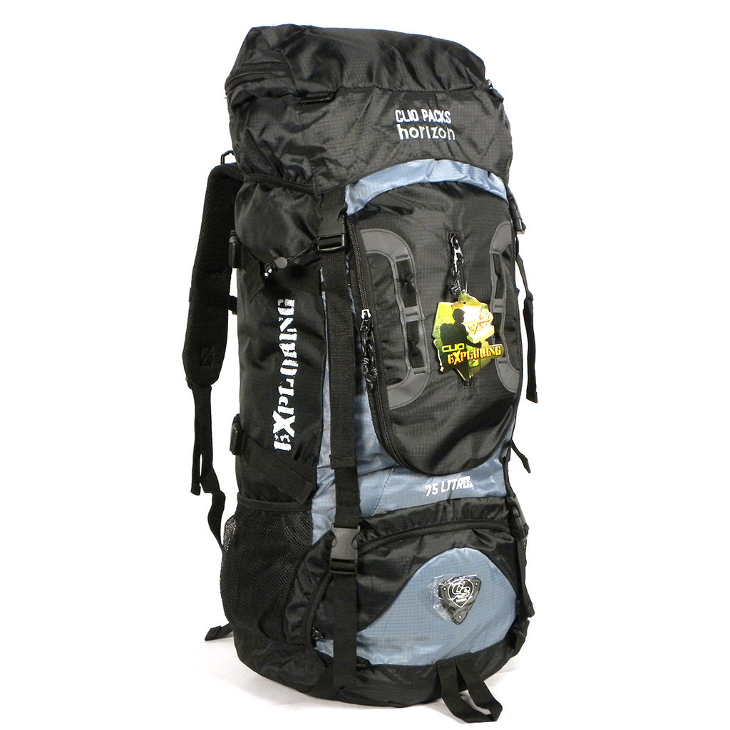mochila camping 75 litros clio mc3327 reforçada trilhas | Shopee