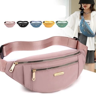 Bolsa À Prova D’água Para O Peito Da Cintura Feminina Mensageiro De Lona De Corpo Cruzado Estilo Coreano D’água