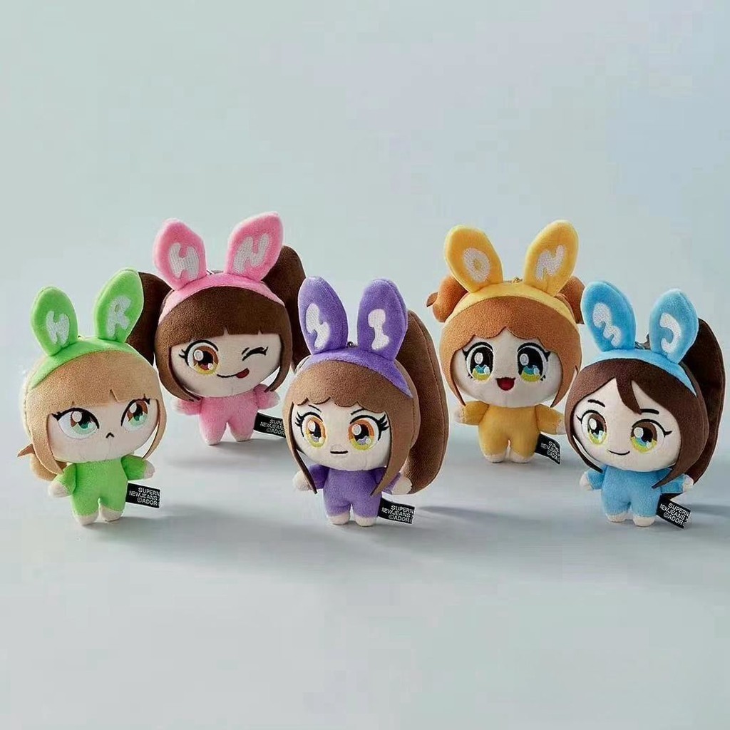 Kpop Idol NWJNS X MURAKAMI Chaveiro De Pelúcia Haerin Bonecas