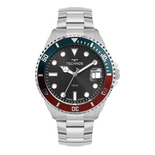Relógio Technos Masculino Acqua Prata - 2415DZ/1P