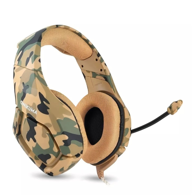 Fone De Ouvido Gamer Camuflado C/ Microfone - Camuflado