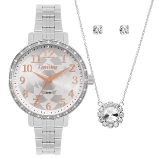 Kit Condor Feminino Elegante Prata - CO2035NCR/K4K
