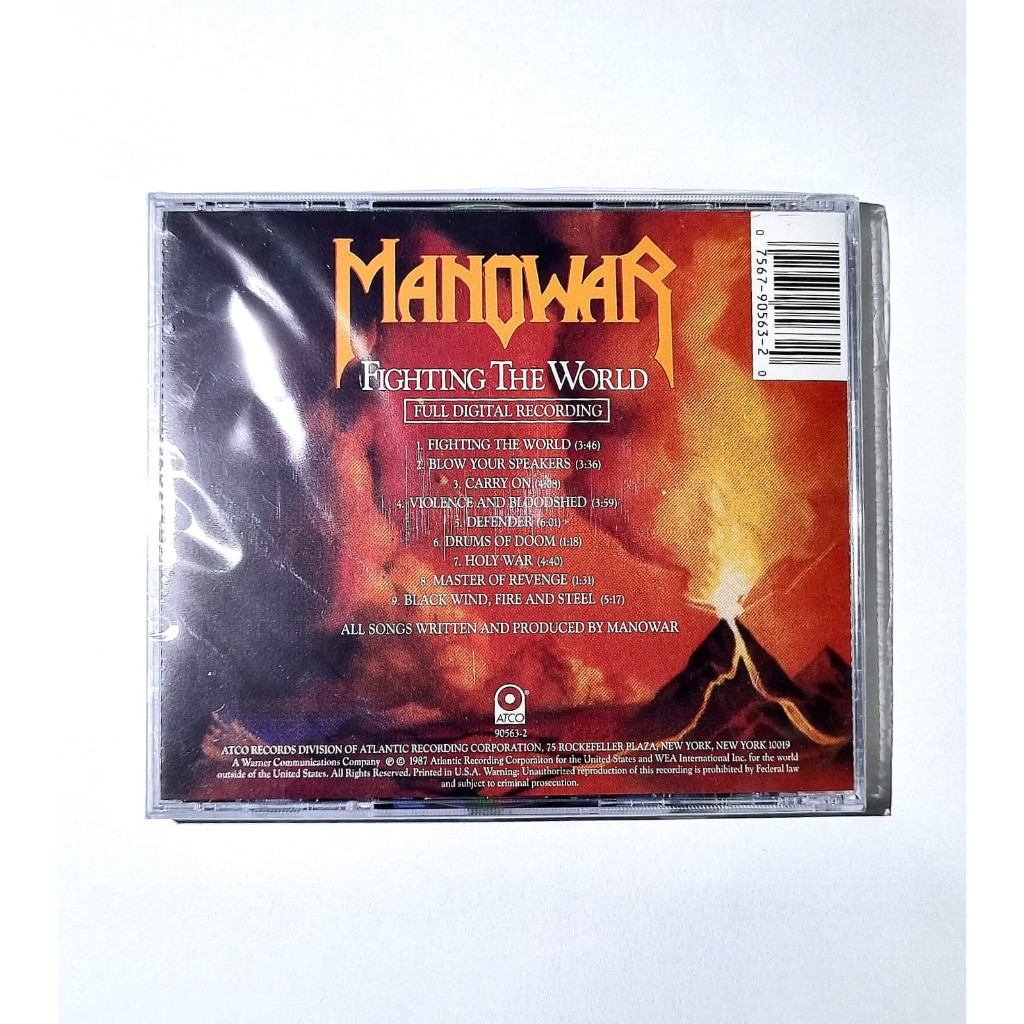 Cd Manowar - FIGHTING THE WORLD | Shopee Brasil