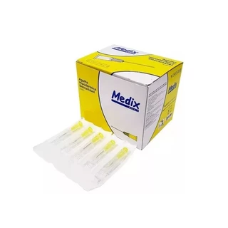 Agulha Hipodérmica Descartável 13 x 0,30 mm (30G x 1/2") - Caixa com 100 Unidades
